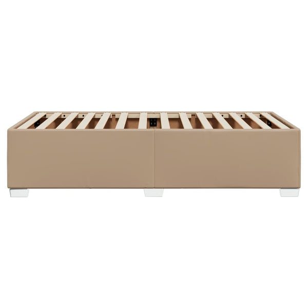 Bettgestell Cappuccino 100x200 cm Kunstleder