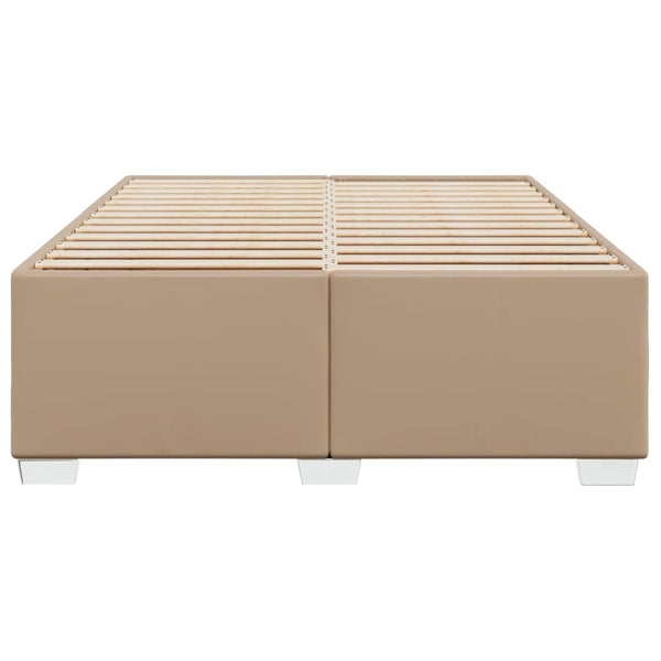 Bettgestell Cappuccino 140x200 cm Kunstleder