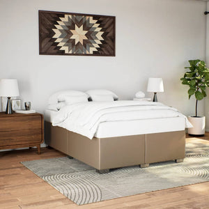 Bettgestell Cappuccino 140x200 cm Kunstleder