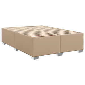 vidaXL Bed Frame Cappuccino Brown 160x200 cm Faux Leather