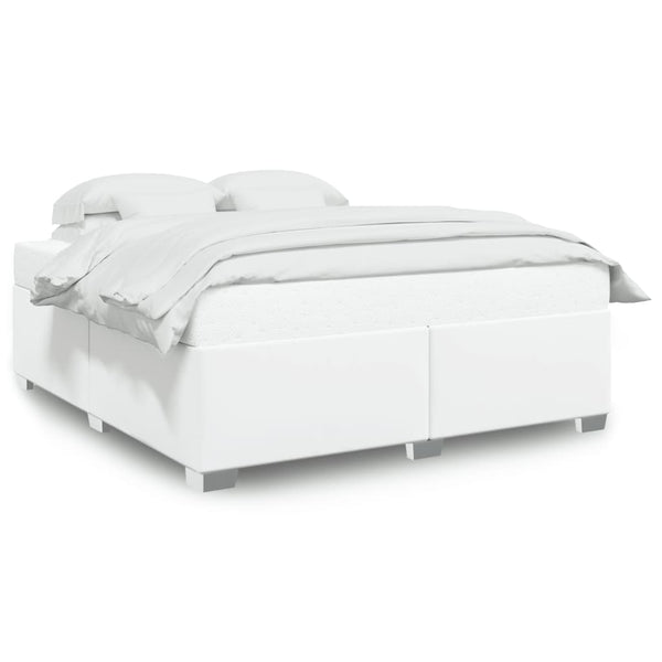 vidaXL Bed Frame White 180x200 cm Faux Leather