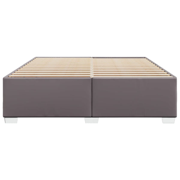 vidaXL Bed Frame Grey 180x200 cm Faux Leather