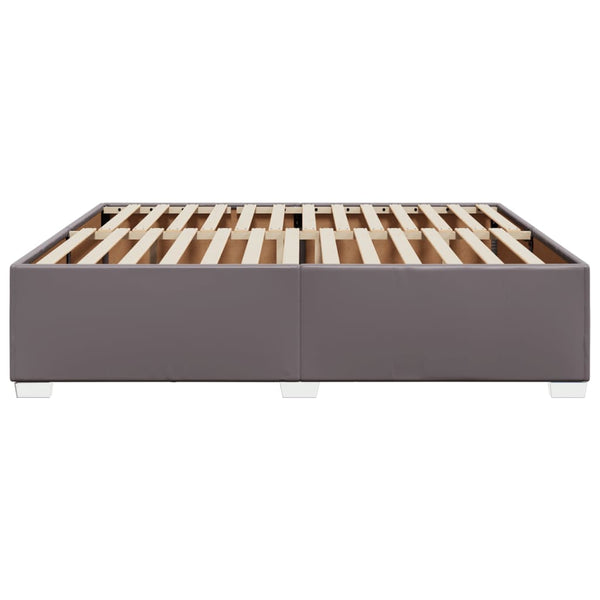 vidaXL Bed Frame Grey 180x200 cm Faux Leather