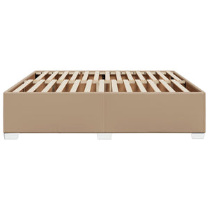 vidaXL Bed Frame Cappuccino Brown 180x200 cm Faux Leather