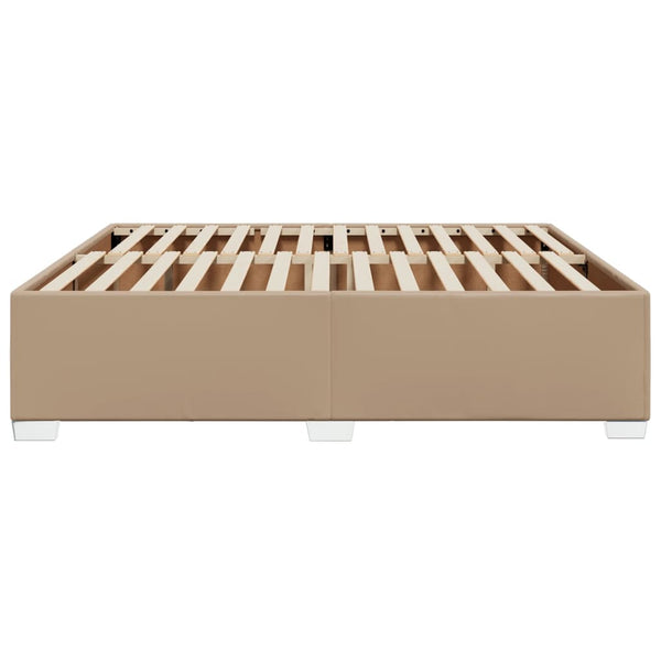 vidaXL Bed Frame Cappuccino Brown 180x200 cm Faux Leather