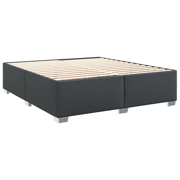 vidaXL Bed Frame Black 200x200 cm Faux Leather