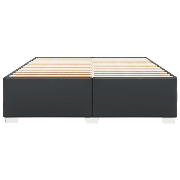 vidaXL Bed Frame Black 200x200 cm Faux Leather