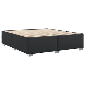 vidaXL Bed Frame Black 200x200 cm Faux Leather