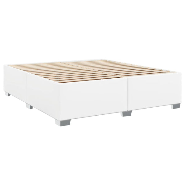 vidaXL Bed Frame White 200x200 cm Faux Leather
