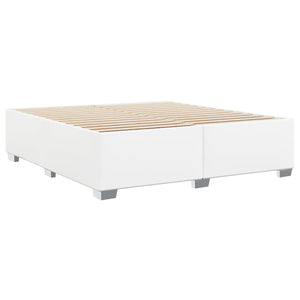 vidaXL Bed Frame White 200x200 cm Faux Leather