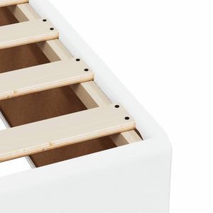 vidaXL Bed Frame White 200x200 cm Faux Leather