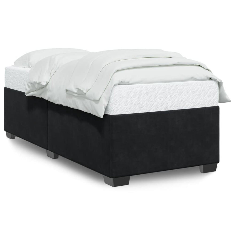 vidaXL Bed Frame Black 80x200 cm Velvet