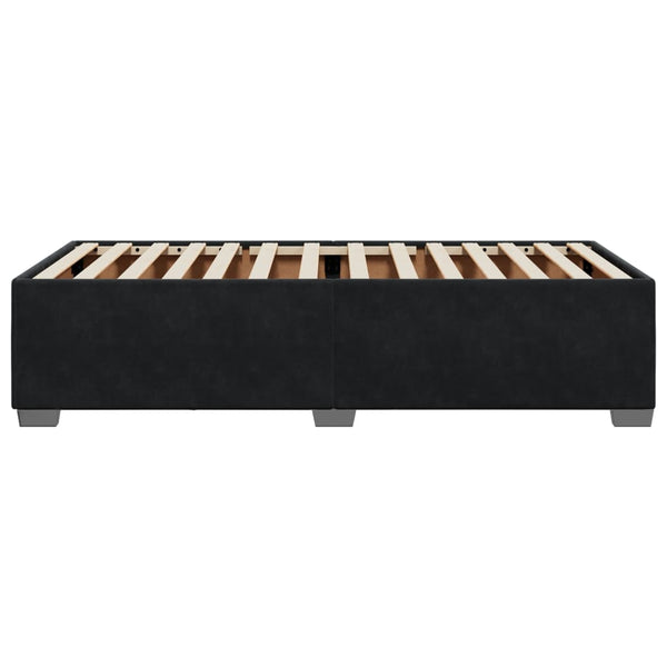 vidaXL Bed Frame Black 80x200 cm Velvet