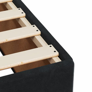 vidaXL Bed Frame Black 80x200 cm Velvet