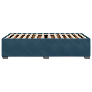 vidaXL Bed Frame Blue 80x200 cm Velvet
