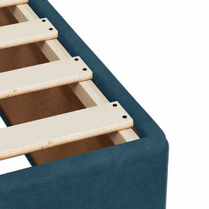 vidaXL Bed Frame Blue 80x200 cm Velvet