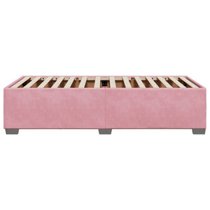 vidaXL Bed Frame Pink 80x200 cm Velvet