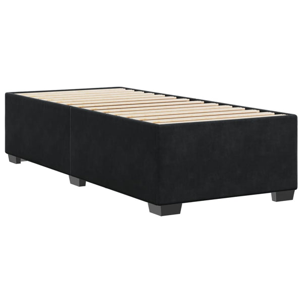 vidaXL Bed Frame Black 90x190 cm Velvet