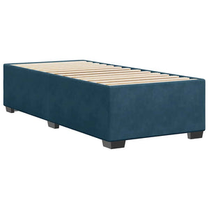 vidaXL Bed Frame Blue 90x190 cm Velvet