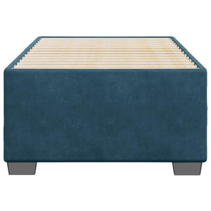 vidaXL Bed Frame Blue 90x190 cm Velvet