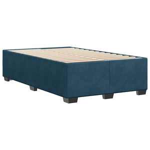 vidaXL Bed Frame Blue 120x190 cm Velvet