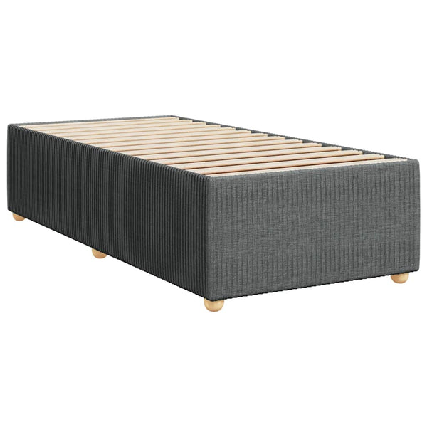 vidaXL Bed Frame Dark Grey Fabric
