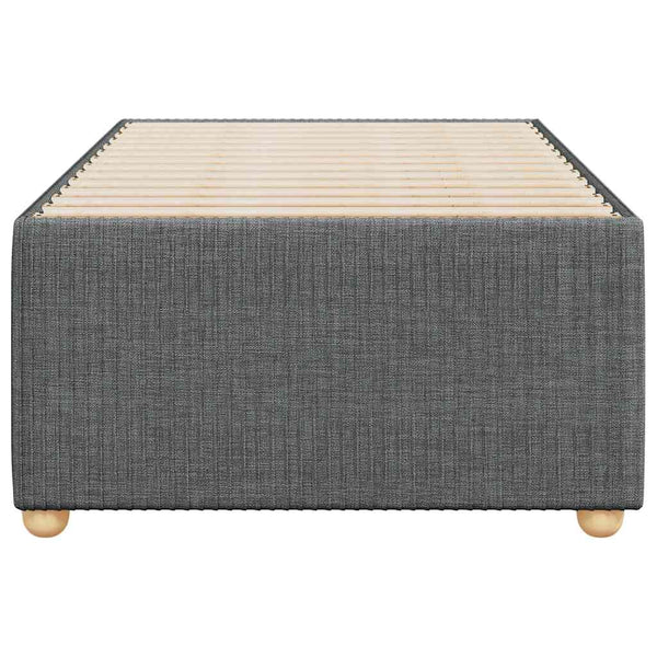vidaXL Bed Frame Dark Grey Fabric