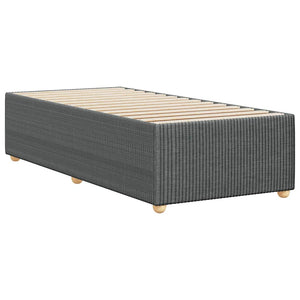 vidaXL Bed Frame Dark Grey Fabric