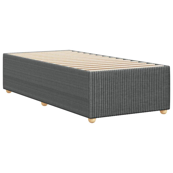 vidaXL Bed Frame Dark Grey Fabric
