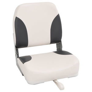 vidaXL Boat Seat with Tie-Down Strap Foldable 41x36x48 cm