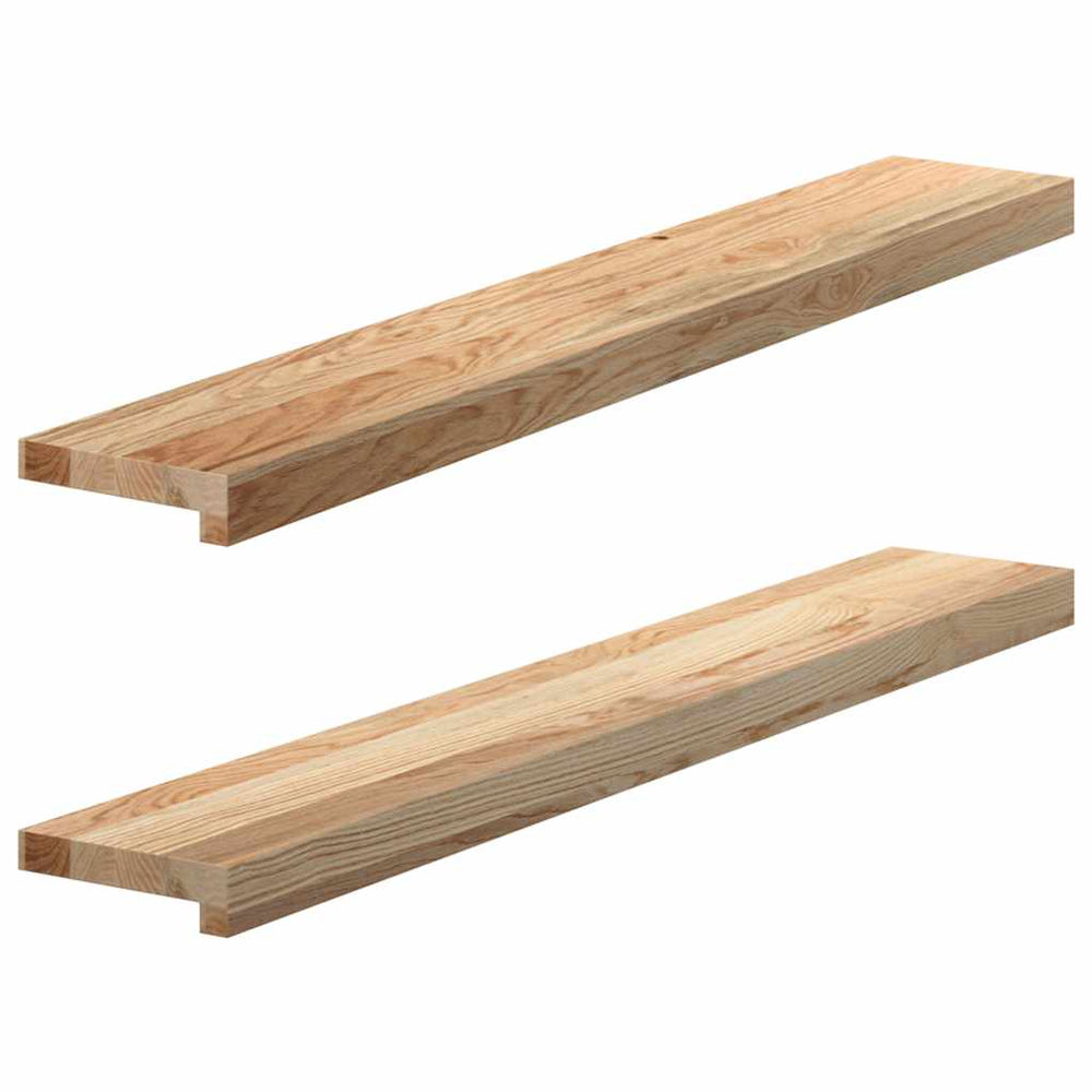 Eiche Fensterbänke Massivholz 100x15 cm, 2er Set