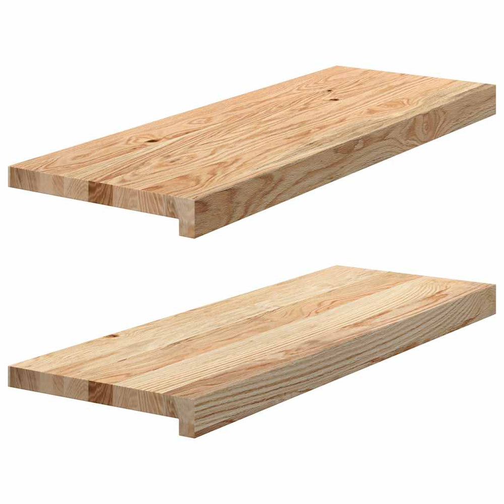 Eiche Fensterbänke Massivholz 70x30 cm, 2er Set