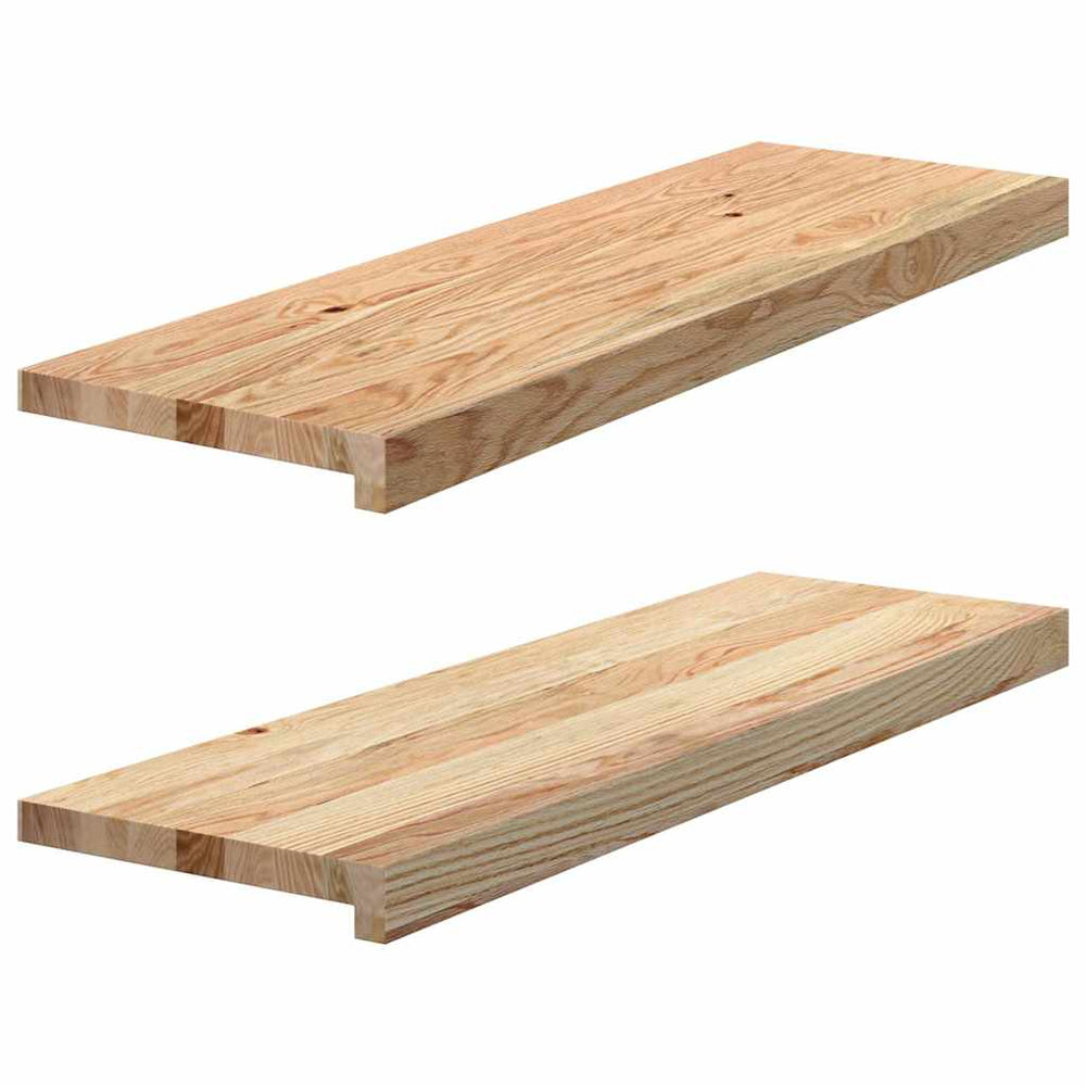 Eiche Fensterbänke Massivholz 80x30 cm, 2er Set