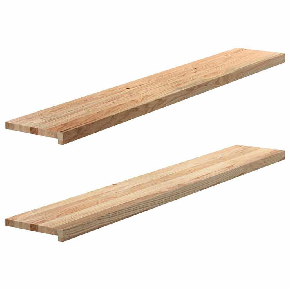 Massivholz Fensterbänke Eiche, 160 cm, 2er Set