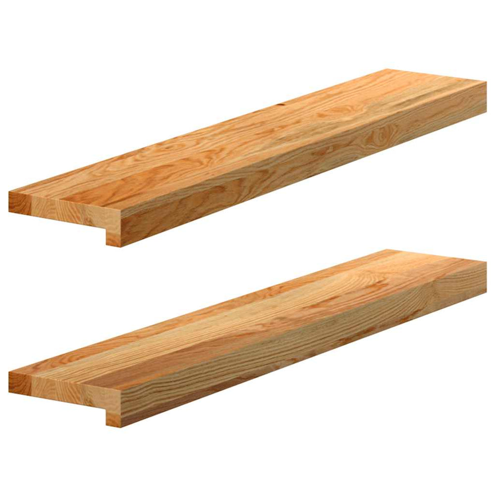 Eiche Fensterbänke, 80 cm, 2er Set