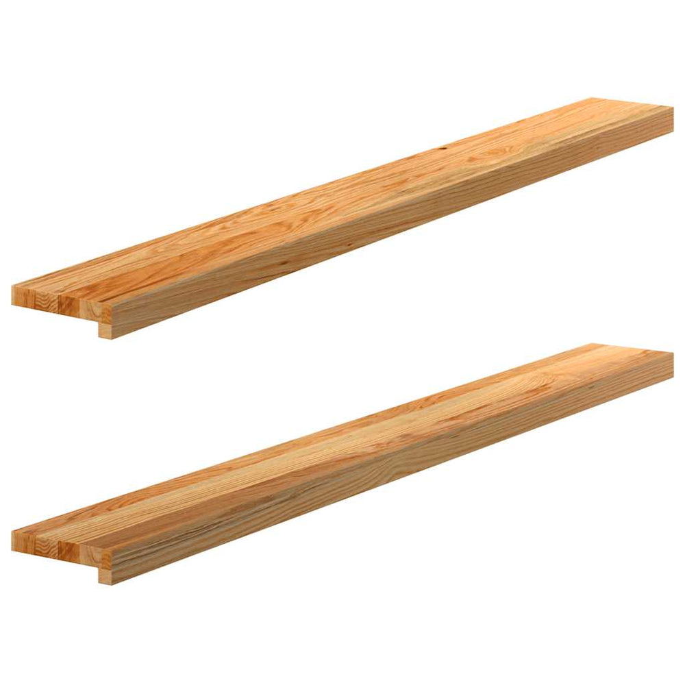 Eiche Fensterbänke, 140 cm, 2er Set