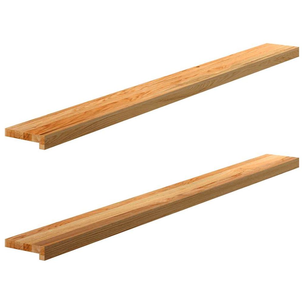 Eiche Fensterbänke, Hellbraun, 160 cm, 2er Set