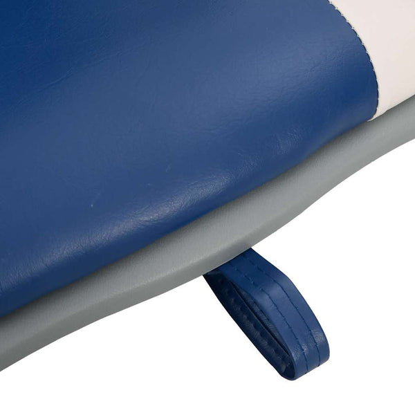 vidaXL 2-pc. Foldable Boat Seat Set Blue and White 48x51x41 cm