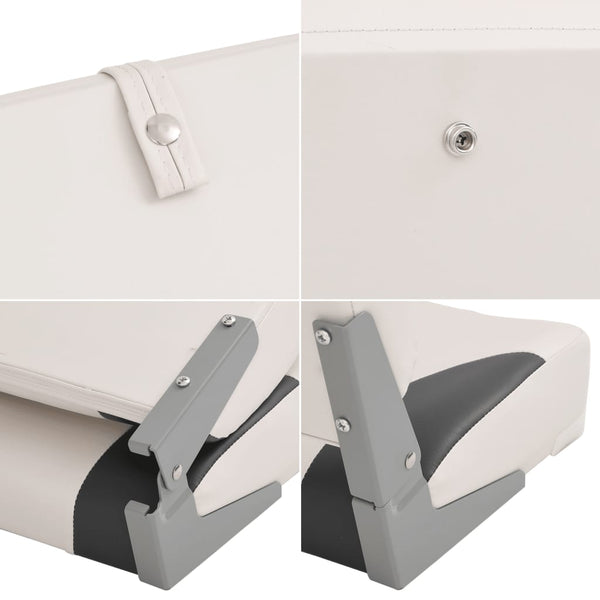 vidaXL Boat Seats 2 pcs. High Backrest Foldable 41x36x48 cm