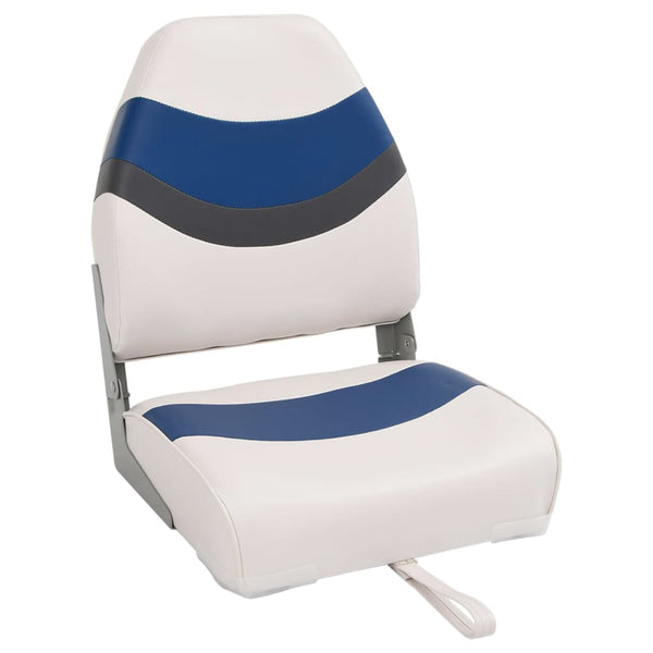 vidaXL Boat Seats 2 pcs. High-Back Folding 44x38x55 cm
