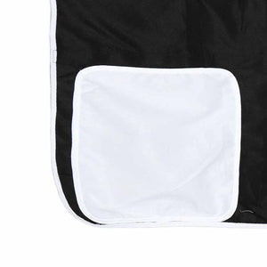 vidaXL Bunk Bed with Slide and Curtains White and Black 90x190 cm