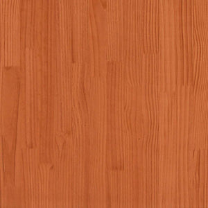 vidaXL Triple Bunk Bed Wax Brown 75x190 cm Solid Pine Wood