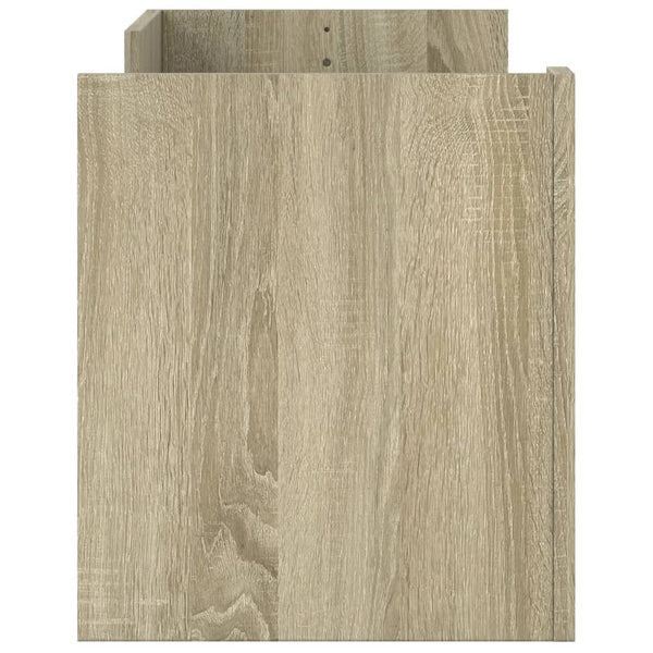 vidaXL TV Cabinet Sonoma Oak 100x35x40 cm Engineered Wood