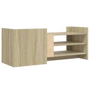 vidaXL TV Cabinet Sonoma Oak 100x35x40 cm Engineered Wood