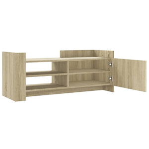 vidaXL TV Cabinet Sonoma Oak 100x35x40 cm Engineered Wood