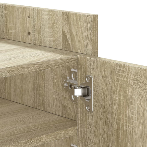 vidaXL TV Cabinet Sonoma Oak 100x35x40 cm Engineered Wood