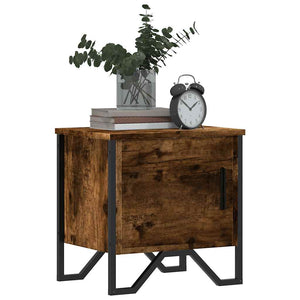 vidaXL Nightstands 2 pcs Smoked Oak 40x30x40 cm Engineered Wood