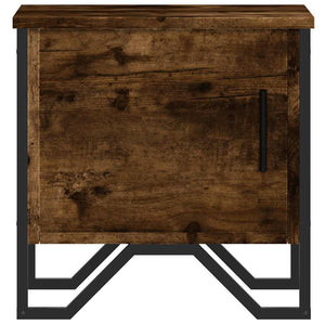 vidaXL Nightstands 2 pcs Smoked Oak 40x30x40 cm Engineered Wood