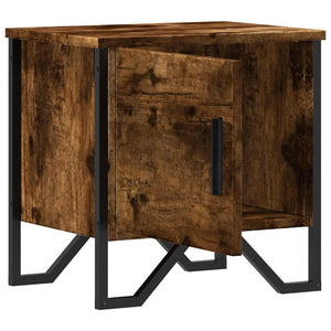 vidaXL Nightstands 2 pcs Smoked Oak 40x30x40 cm Engineered Wood
