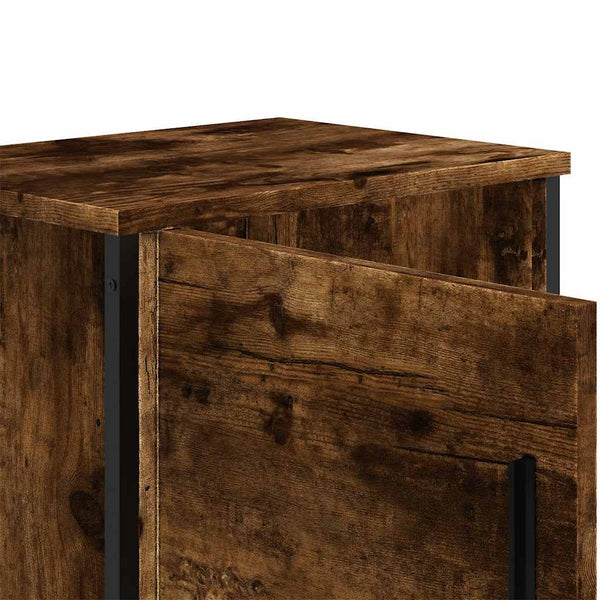 vidaXL Nightstands 2 pcs Smoked Oak 40x30x40 cm Engineered Wood